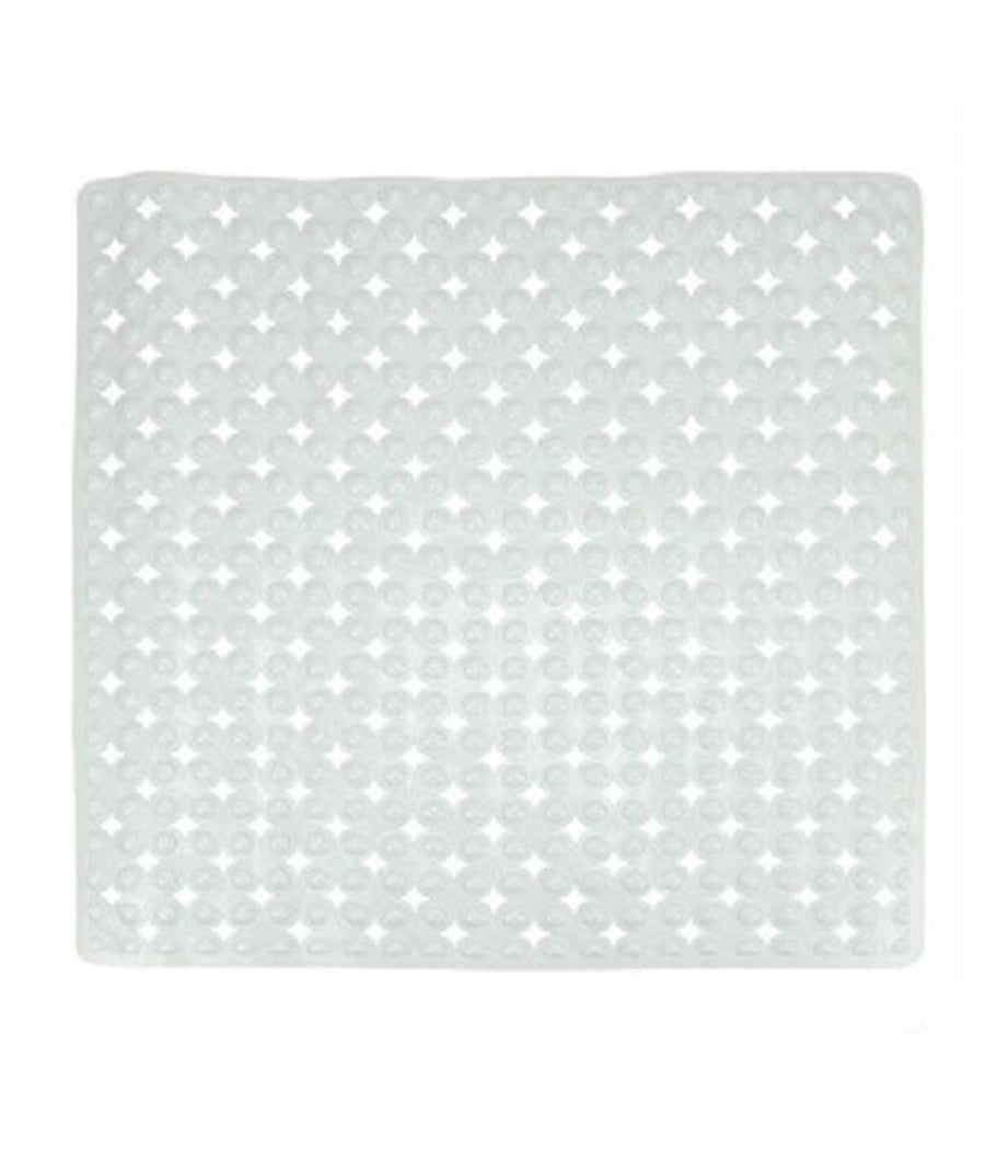 Tappeto Tappetino Bianco Antiscivolo Per Vasca Da Bagno Doccia 52 X 52 Cm 79756         