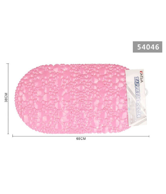 Tappeto Tappetino Doccia Vasca Antiscivolo Per Bagno Arredo Rosa 38x68 Cm 54046         