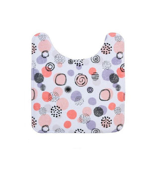 Tappeto Tappetino Girowater Arredo Bagno 45x50 Cm Fantasia Sfere Astratte 87089         