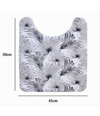 Tappeto Tappetino Girowater Arredo Da Bagno 45 X 50 Cm Fantasia Tropicale 87075         