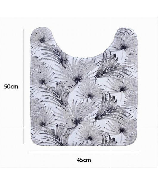 Tappeto Tappetino Girowater Arredo Da Bagno 45 X 50 Cm Fantasia Tropicale 87075         