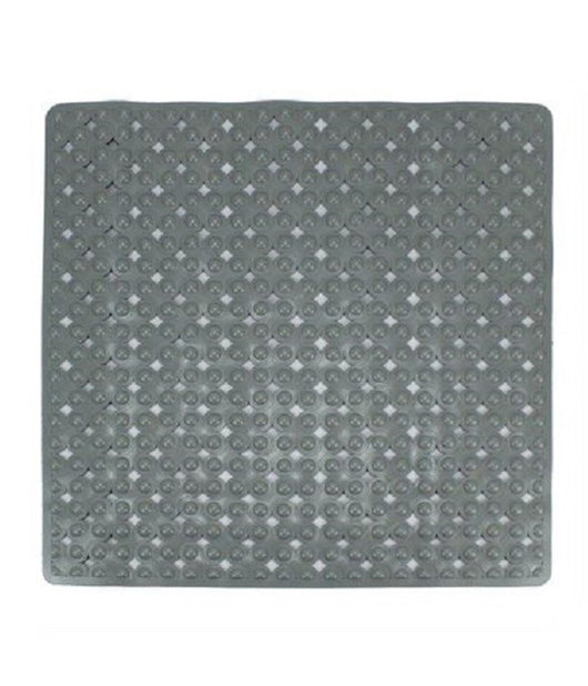 Tappeto Tappetino Grigio Antiscivolo Per Vasca Da Bagno Doccia 52 X 52 Cm 79761         