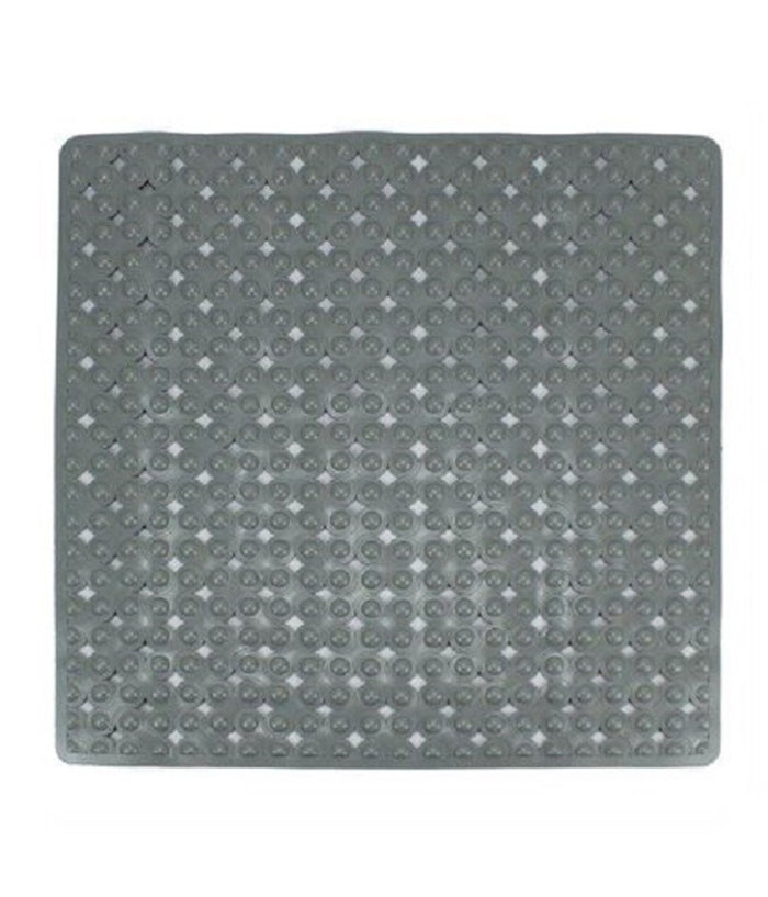 Tappeto Tappetino Grigio Antiscivolo Per Vasca Da Bagno Doccia 52 X 52 Cm 79761         
