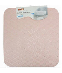 Tappeto Tappetino In Pvc Antiscivolo Per Vasca Bagno Doccia 50 X 50cm 79727 Rosa         