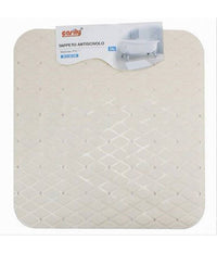 Tappeto Tappetino In Pvc Antiscivolo Per Vasca Bagno Doccia 50x50 Cm 79729 Beige         