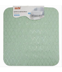 Tappeto Tappetino In Pvc Antiscivolo Per Vasca Bagno Doccia 50x50cm 79728 Verde         