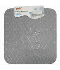 Tappeto Tappetino In Pvc Antiscivolo Per Vasca Bagno Doccia 50x50cm 79731 Grigio         