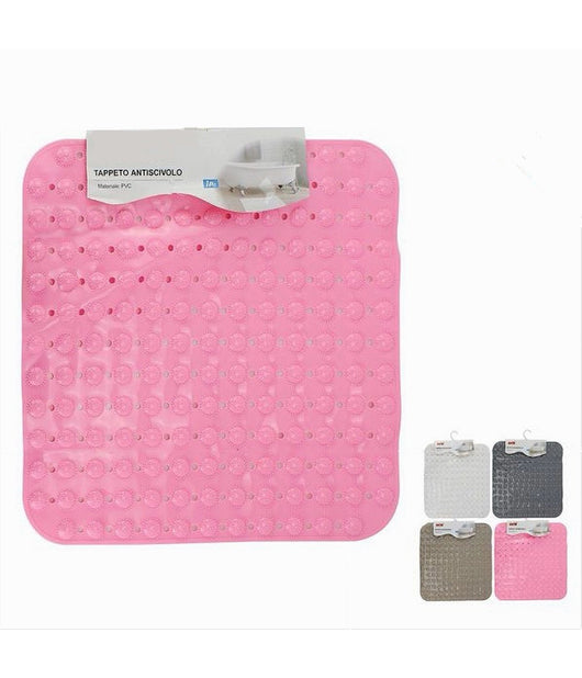 Tappeto Tappetino In Pvc Antiscivolo Per Vasca Da Bagno Doccia 51 X 50 Cm 59634         