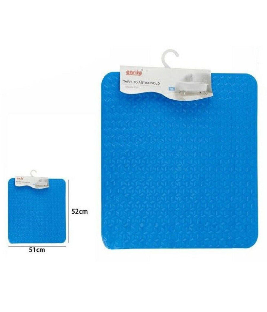 Tappeto Tappetino In Pvc Antiscivolo Per Vasca Da Bagno Doccia 51 X 52 Cm 59636         
