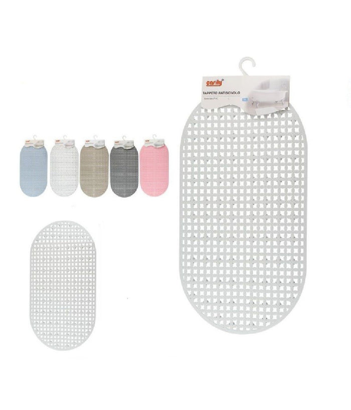 Tappeto Tappetino In Pvc Antiscivolo Per Vasca Da Bagno Doccia 67 X 37 Cm 59323         