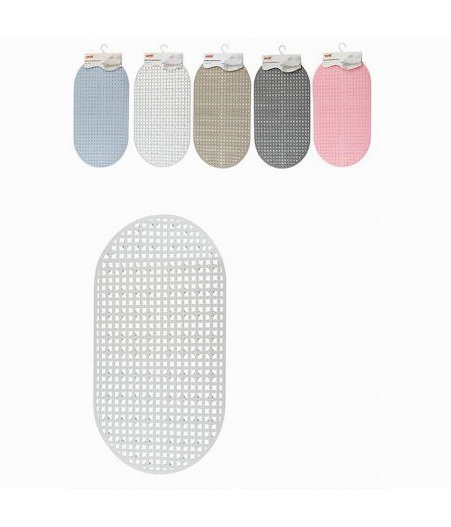 Tappeto Tappetino In Pvc Antiscivolo Per Vasca Da Bagno Doccia 67 X 37 Cm 59323         