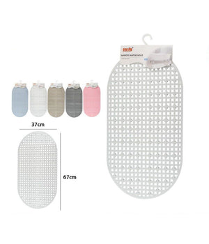 Tappeto Tappetino In Pvc Antiscivolo Per Vasca Da Bagno Doccia 67 X 37 Cm 59323         