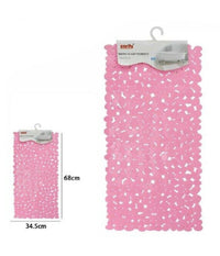 Trade Shop - Tappeto Tappetino In Pvc Antiscivolo Per Vasca Da Bagno Doccia 68 X 34.5cm 59626 -