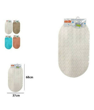 Tappeto Tappetino In Pvc Antiscivolo Per Vasca Da Bagno Doccia 68 X 37 Cm 59312         