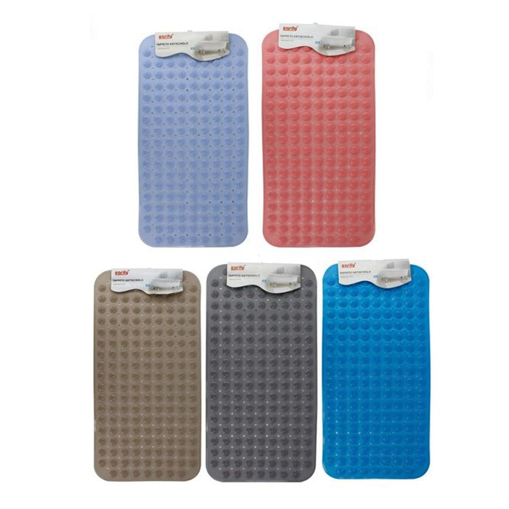 Trade Shop - Tappeto Tappetino In Pvc Antiscivolo Per Vasca Da Bagno Doccia 76.5x37.5cm 59625 -