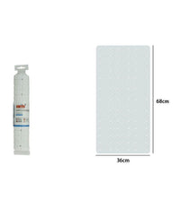 Tappeto Tappetino In Pvc Antiscivolo Vasca Da Bagno Doccia 68x36 Cm 79750 Bianco         