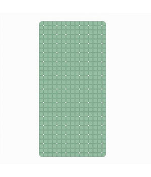 Tappeto Tappetino In Pvc Antiscivolo Vasca Da Bagno Doccia 68x36 Cm 79752 Verde         