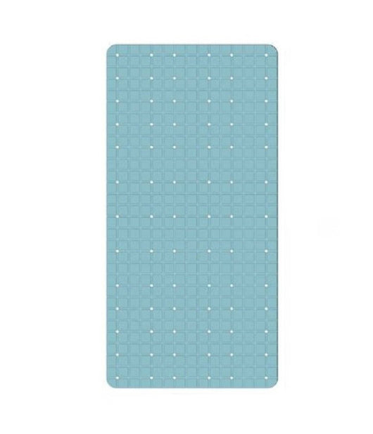 Tappeto Tappetino In Pvc Antiscivolo Vasca Da Bagno Doccia 68x36cm 79754 Azzurro         