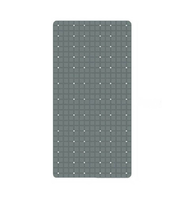 Tappeto Tappetino In Pvc Antiscivolo Vasca Da Bagno Doccia 68x36cm 79755 Grigia         