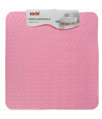Tappeto Tappetino In Pvc Rosa Antiscivolo Vasca Da Bagno Doccia 51 X 52 Cm 59637         
