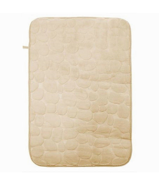 Tappeto Tappetino In Tessuto Effetto Sassi Per Arredo Bagno 45 X 70 Cm 79930         