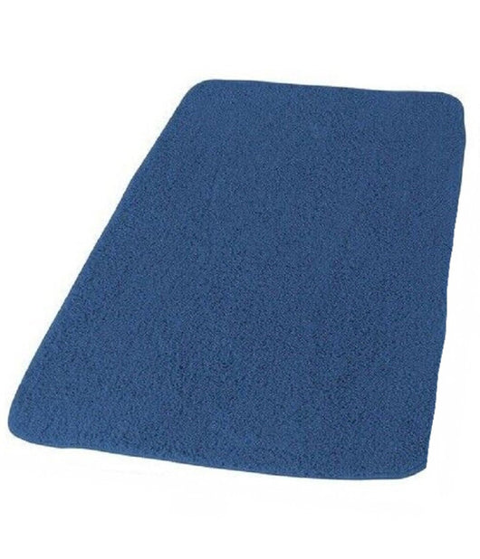 Tappeto Tappetino In Tessuto Per Arredo Bagno Casa 45 X 75 Cm Colore Blu 69906         