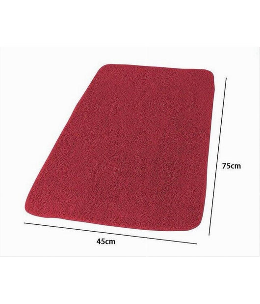 Tappeto Tappetino In Tessuto Per Bagno Casa Arredo 45 X 75 Cm Colore Rosso 69947         