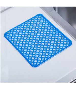 Tappeto Tappetino Per Vaschetta Vasca Lavello Cucina In Gomma Ad Anelli 30x30cm         