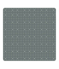 Tappeto Tappetino Pvc Antiscivolo Per Vasca Bagno Doccia 52 X 52 Cm Grigio 79767         