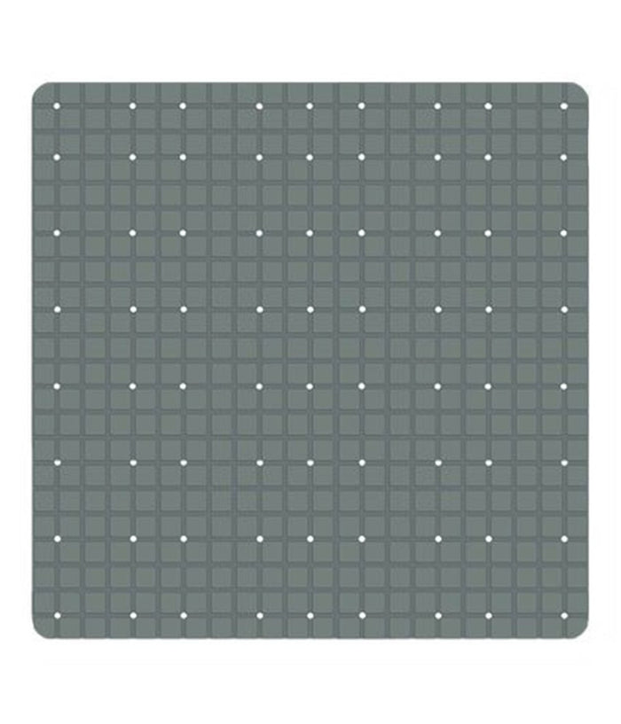 Tappeto Tappetino Pvc Antiscivolo Per Vasca Bagno Doccia 52 X 52 Cm Grigio 79767         