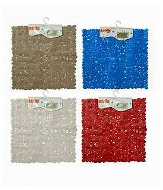 Tappeto Tappetino Pvc Antiscivolo Per Vasca Bagno Doccia Quadrato 50x50 Cm 59320         