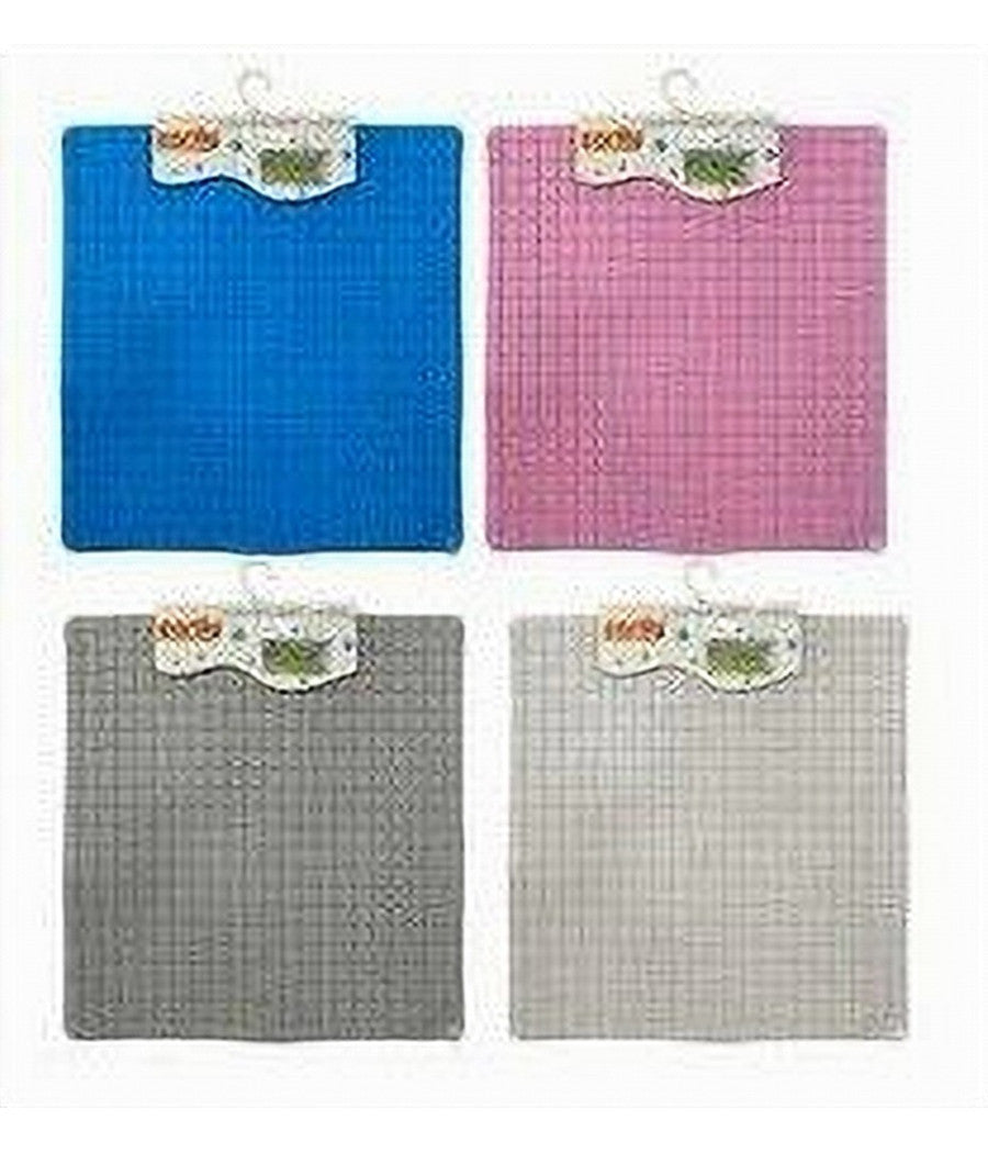 Tappeto Tappetino Pvc Antiscivolo Quadrato Per Vasca Bagno Doccia 50x50 Cm 59321         