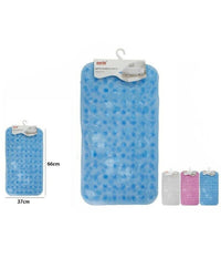 Tappeto Tappetino Pvc Antiscivolo Vasca Bagno Doccia 66x37cm 59629 Sassi Impronte         