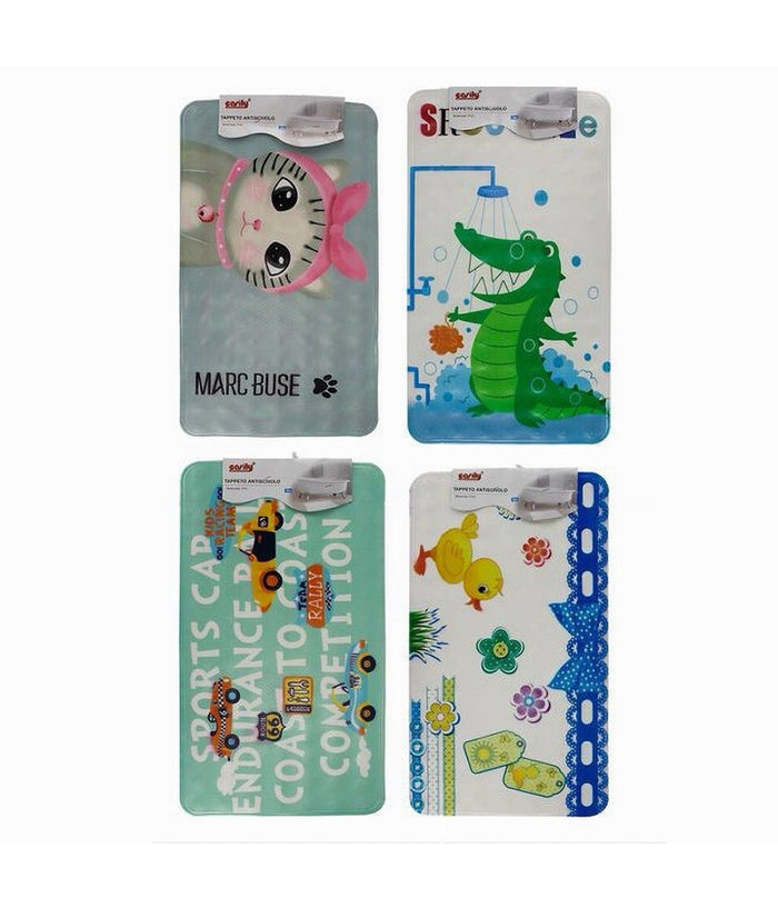 Tappeto Tappetino Pvc Antiscivolo Vasca Bagno Doccia Vari Fantasie 71x40cm 59502         