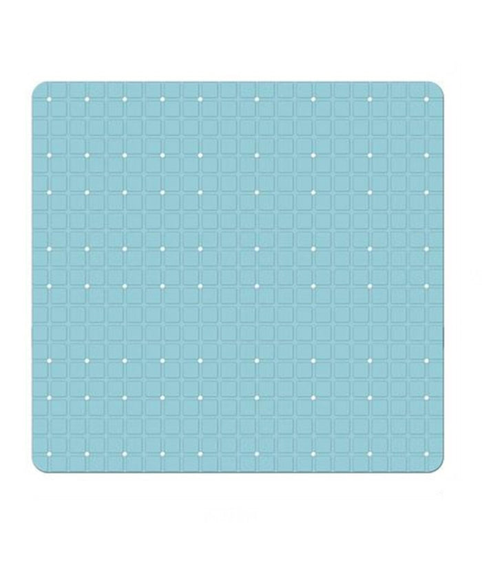 Tappeto Tappetino Pvc Azzurro Antiscivolo Per Vasca Bagno Doccia 52x52 Cm 79766         