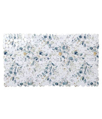 Tappeto Tappetino Pvc Fiori Foglie Antiscivolo Vasca Bagno Doccia 67x36cm 87059         