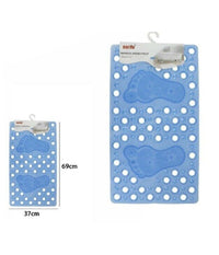 Tappeto Tappetino Pvc Impronte Piedi Antiscivolo Vasca Bagno Doccia 59628 69x37cm         