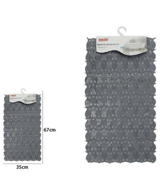 Tappeto Tappetino Pvc Pesciolini Antiscivolo Vasca Da Bagno Doccia 67x35cm 59624         