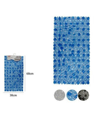 Tappeto Tappetino Pvc Sassi Antiscivolo Per Vasca Da Bagno Doccia 68x38cm 59455         