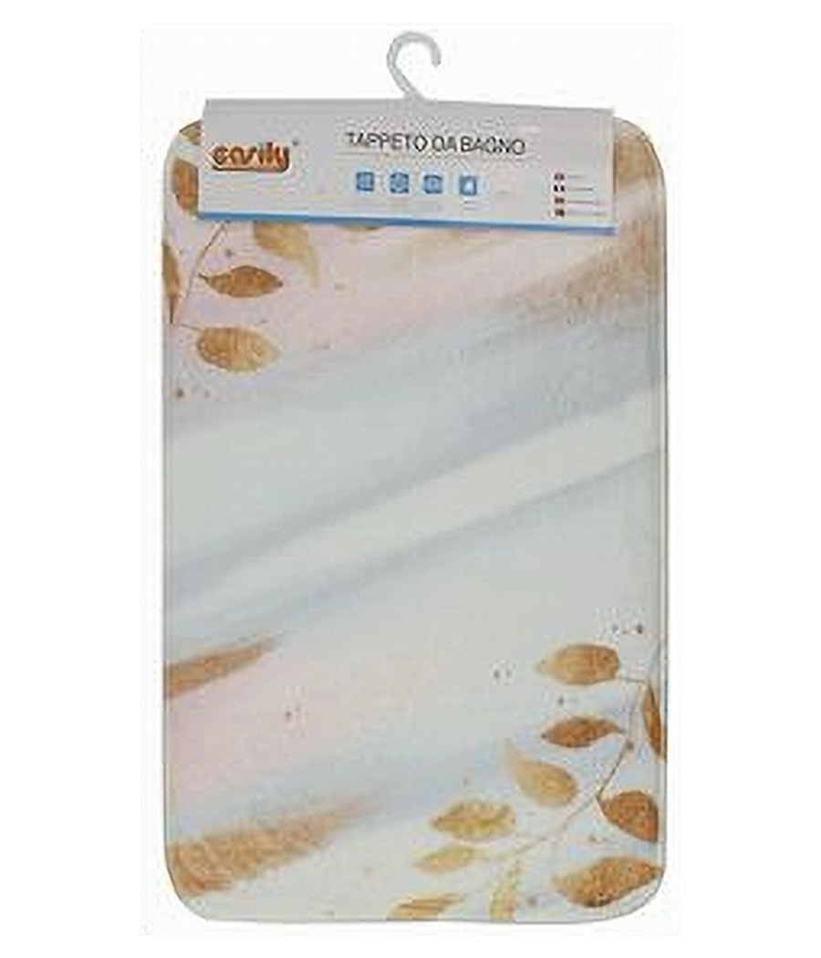 Tappeto Tappetino Tessuto Arredo Bagno Antiscivolo 40x60 Cm Fantasie Varie 79445         