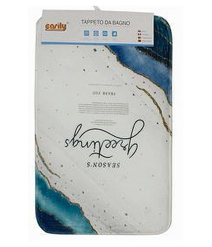 Tappeto Tessuto Tappetino Arredo Bagno Antiscivolo 50x80cm Fantasie Varie 79446         