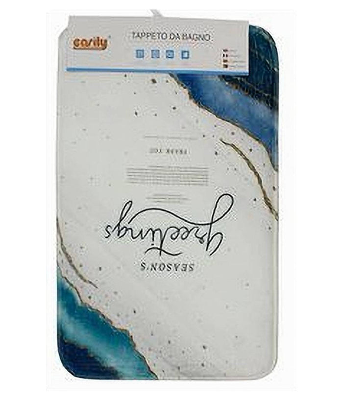 Tappeto Tessuto Tappetino Arredo Bagno Antiscivolo 50x80cm Fantasie Varie 79446         