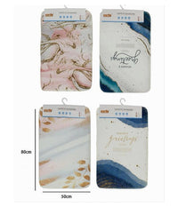 Tappeto Tessuto Tappetino Arredo Bagno Antiscivolo 50x80cm Fantasie Varie 79446         