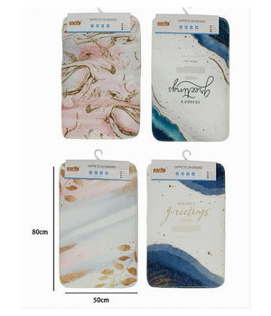 Tappeto Tessuto Tappetino Arredo Bagno Antiscivolo 50x80cm Fantasie Varie 79446         