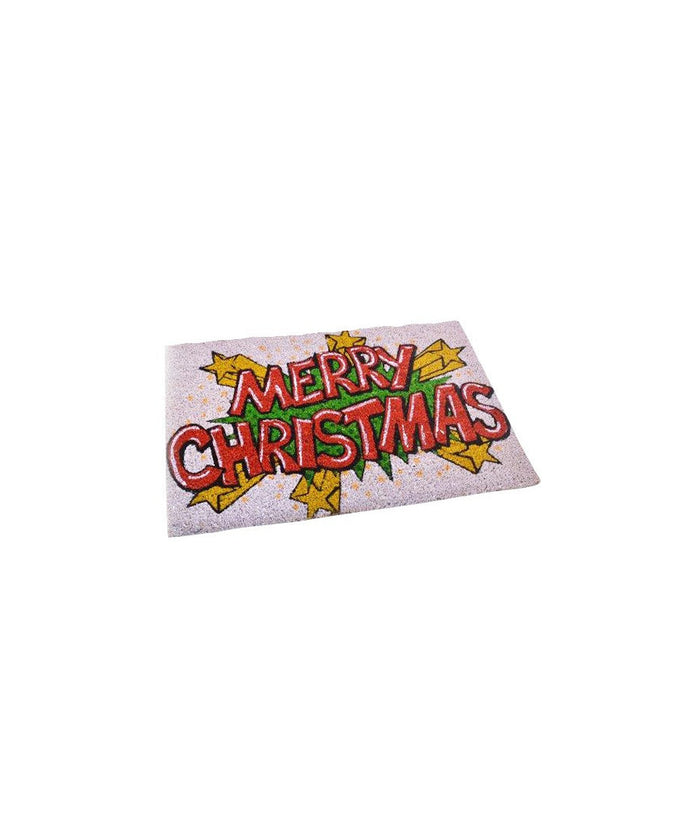 Tappeto Zerbino Natale Decorazione Merry Christmas 40 X 60 Cm Decorazioni Natalizie         