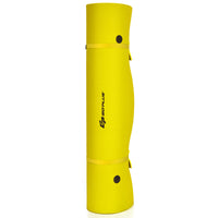 Tappeto galleggiante in schiuma con cuscino per piscina mare, Materassino galleggiante per rilassarsi Giallo-Sport acquatici