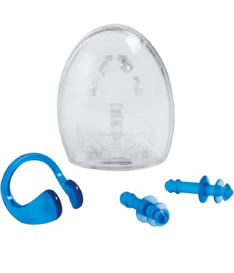 Tappi Per Naso Orecchie Nuoto Stringinaso 55609 Unisex Adulto Piscina Custodia         