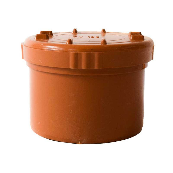 Tappo a vite in pvc : Colore - Ral 8023, Diametro - 160