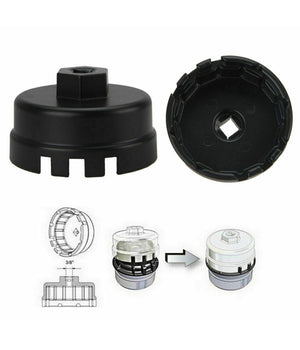 Tappo Chiave A Tazza Per Rimozione Filtro Olio Versione 14 Flap Cap1 3/8" 64mm         