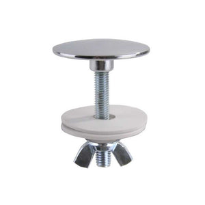 Tappo Copriforo Cromato Vite Lunga mm 49